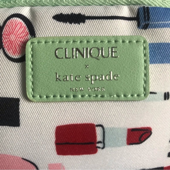 New Clinique Kate Spade Make up Bag - Picture 2 of 9